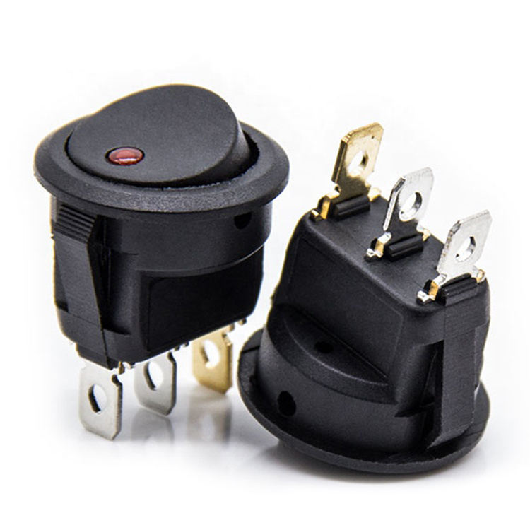 6 Pin 12v Rocker Switch na may Lamp